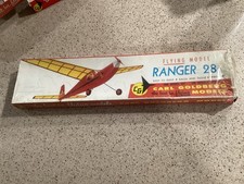 Vintage Carl Goldberg Ranger 28 Kit D5 - 28” Wingspan Balsa Kit