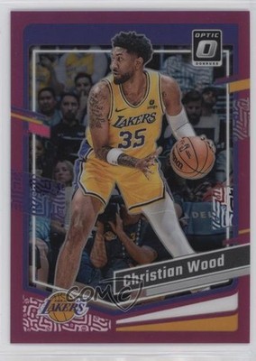 2023-24 Panini Donruss Optic Pink Prizm 7/25 Christian Wood #66 1md7