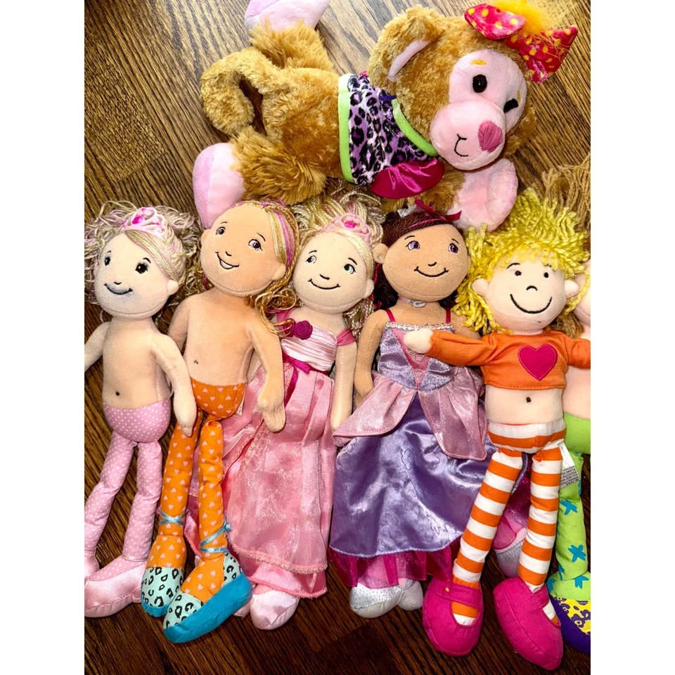 Lote de parches de peluche para muñecas Groovy Girls Princesa Mono Y2K Manhattan Toy Company Foto 3 de 4