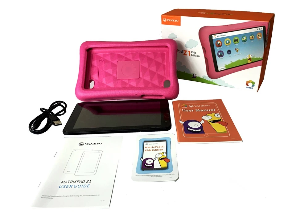 Vankyo Matrix Pad Z1 Kids Tablet 7 in, 32GB ROM, WiFi, Android GO (Pink) - Image 3 of 4