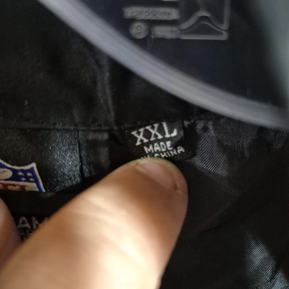 Reebok Team Apparel Atlanta Falcons Windbreaker Men's XXL Black Full Zip Up SI - Image 4 of 4