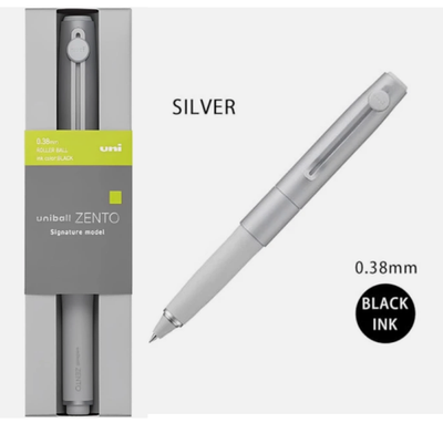 MITSUBISHI PENCIL uniball ZENTO Signature Model Silver 0.38mm
