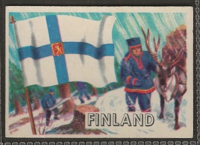 A&BC - FLAGGEN DER WELT 1960 (KLEINE GRÖSSE L80) - #74 - FINNLAND 