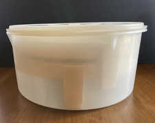 VINTAGE Tupperware Cake/Pie Container Sheer 256  Lid 224 w/ 2 Divider Racks VG