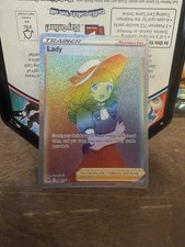 Pokémon Lady 208/196 Full Art Holo Secret Rare