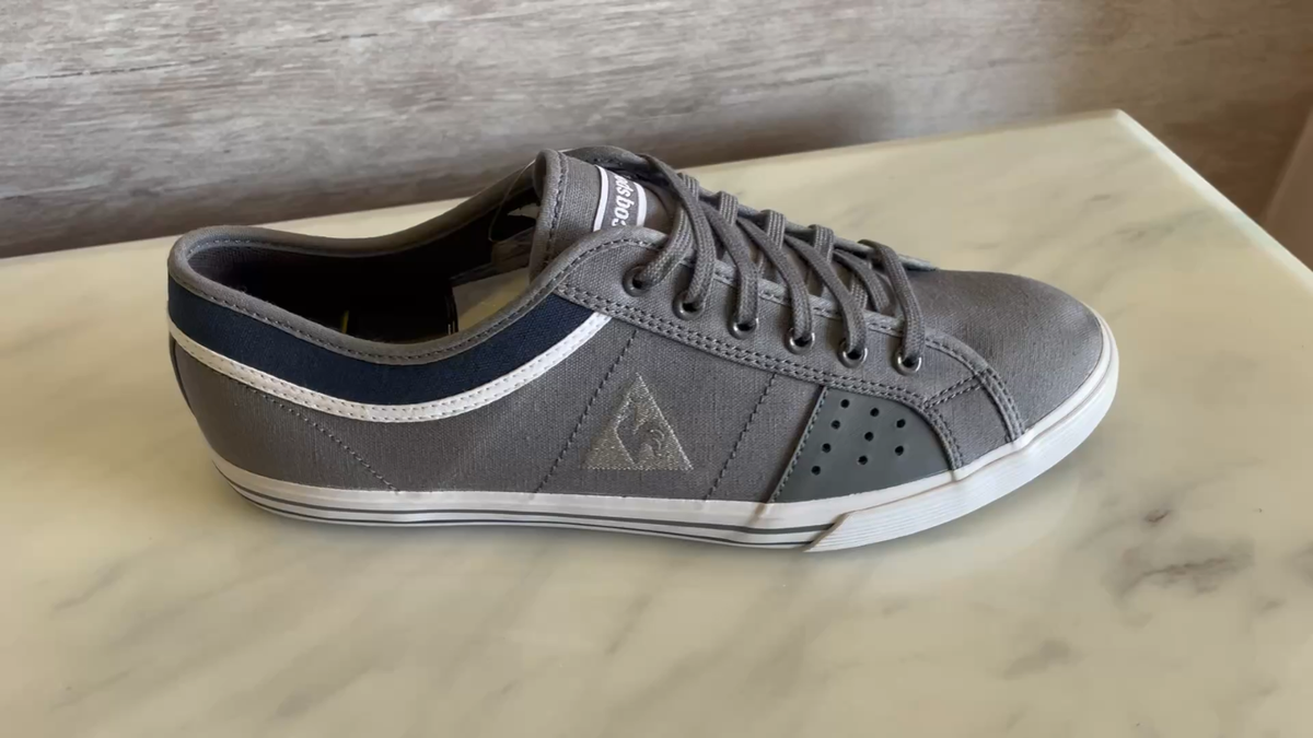 Le Coq Sportif Ferdinand Grey Mesh Lifestyle Sneakers Men's Low