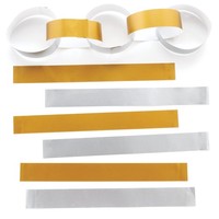 Papierketten 200 Stk. Gold Silber Basteln Deko Kinder Baker Ross FE979