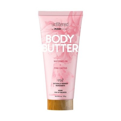 Raw Sugar Unfiltered Body Butter - Watermelon and Pink Cactus - 6 oz