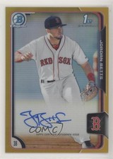 2015 Bowman Chrome Prospects Gold Refractor 9/50 Jordan Betts #BCAP-JBE Auto z4k