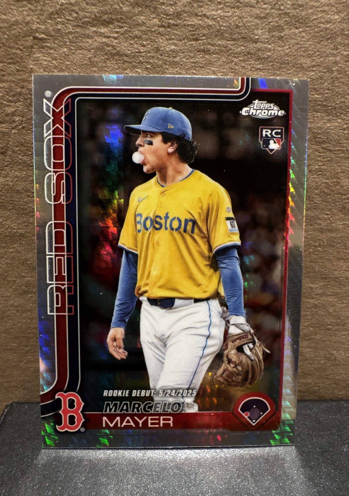 2025 Topps Chrome Update Series - Marcelo Mayer #USC117 Prism Refractor (RC)