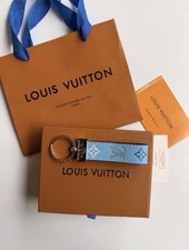 Louis Vuitton Dragonne Key Holder Reverse Monogram Blue