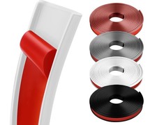 U-Shape Edge Banding 0.6 Inch x 20Ft, Furniture Edge Flexible Protector for D...