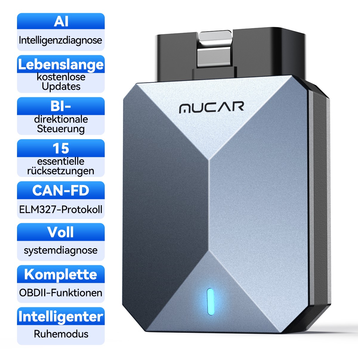 Ucar OBD2 Diagnosegerät, Diagnosegerät Auto, Nachgerüstete It 6