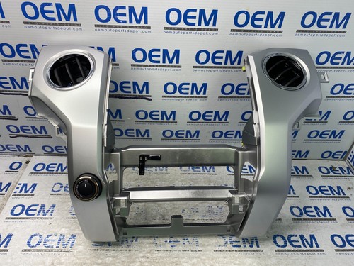 2019 19 TOYOTA TUNDRA center dash radio trim bezel vents 4x4 silver OEM