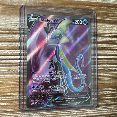 Inteleon V 180/192 Ultra Rare Full Art 2020 Rebel Clash Pokmon Card  NM-Mint | eBay