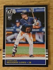 2019 Donruss BRANDON LOWE RC Retro 1985 Rookie #232 Tampa Bay Rays 