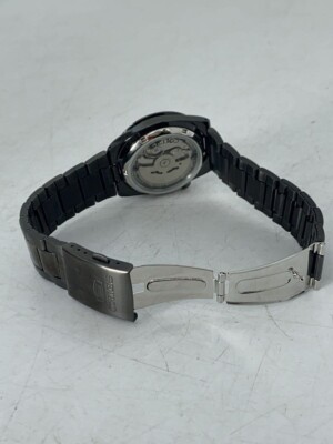 NEAR MINT+++】 SEIKO 7S26-02T0 5 SNKE03 Watch Black Automatic 21