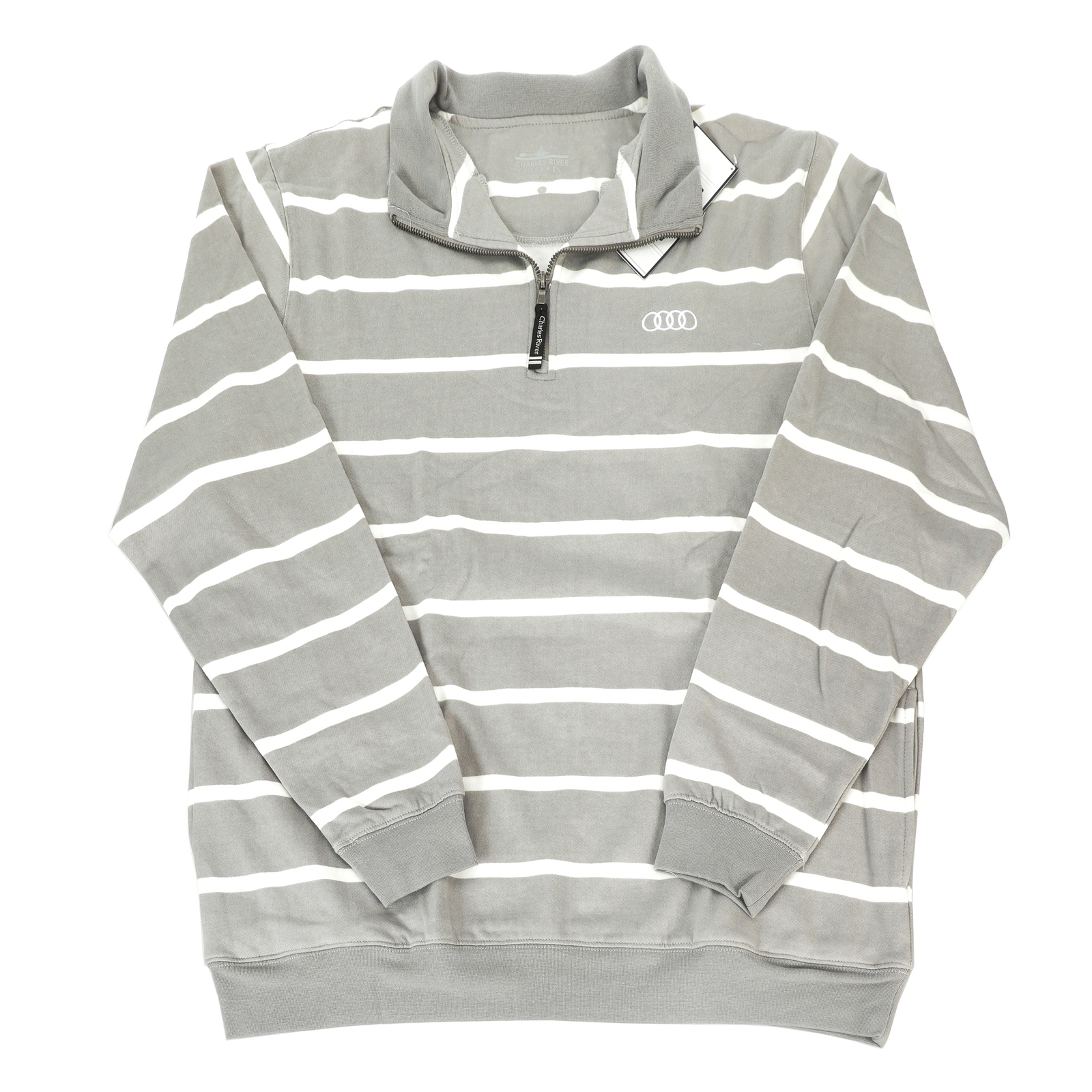 Sudadera con cremallera Audi gris 2XL