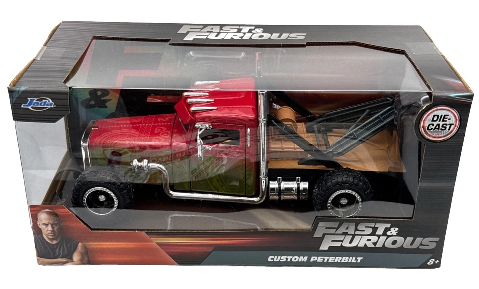 Jada Toys 2024 Fast & Furious Presents: Hobbs & Shaw Custom Peterbilt 1:24 VHTF! - Image 2 of 4