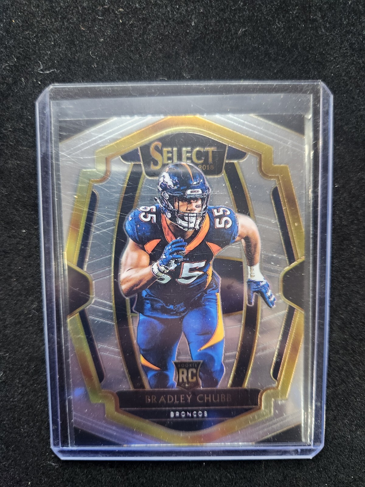 2018 Panini Select - Premier Level Silver Prizm #178 Bradley Chubb (RC)