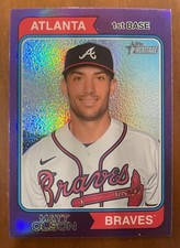 2023 TOPPS HERITAGE MATT OLSON SP HIGH NUMBER PURPLE CHROME #462 MINT