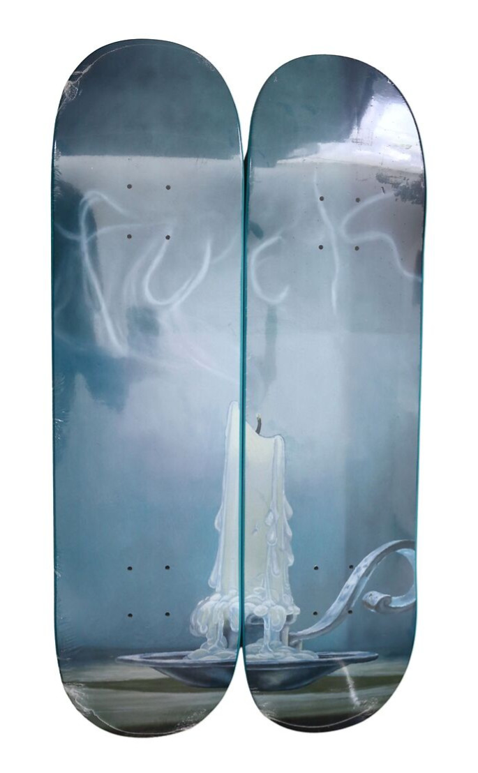 スケートボード Supreme 19AW Smoke Skateboard Skate Board Supreme