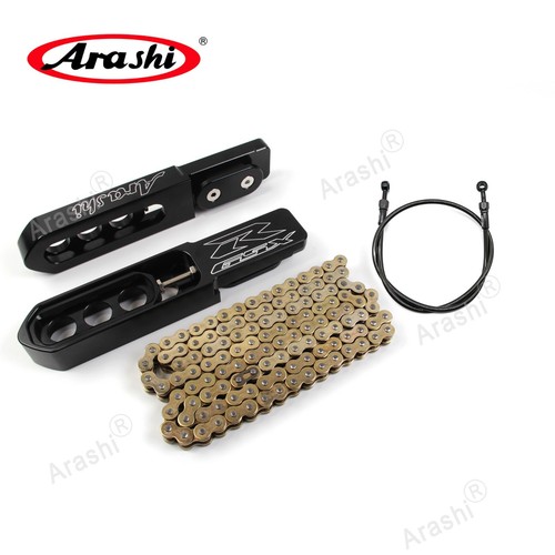 For Suzuki GSXR600/750 2011-2024 2020 2019 Swingarm Extension+Chain+Brake Line