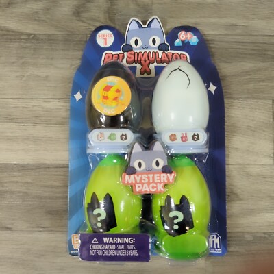 BRAND NEW! Pet Simulator X Series 1 4 Pack Mystery Egg + Epic DLC Code 