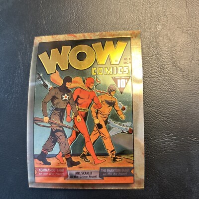 Jb6b Chromium The Golden Age Of Comics, 1995 54 Wow, Commando Yank