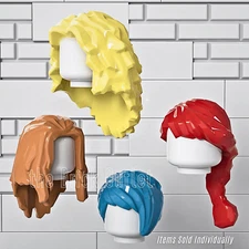 LEGO Minifig Women's Hair "NEW" - All Styles & Colors Available Including RARE!