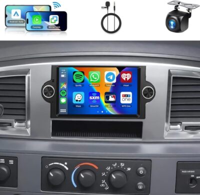 KAM+ Android 15 2+64GB Autoradio CarPlay GPS Navi für Chrysler 300C Jeep Dodge