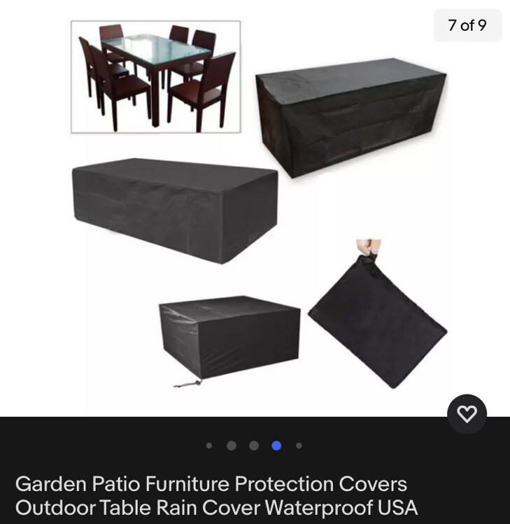 Garden Patio Furniture Protection Covers Outdoor Table Rain Cover