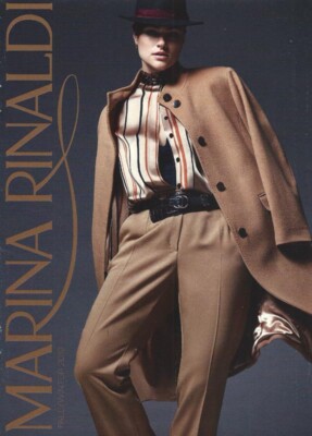 MARINA RINALDI Plus-Size Women's Fashion CATALOG Fall 2019 MYLA DALBESIO