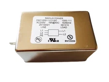 Star Trac Treadmill Dual Stage Line EMI Line Filter Radius Power DSC1000-1-2.2