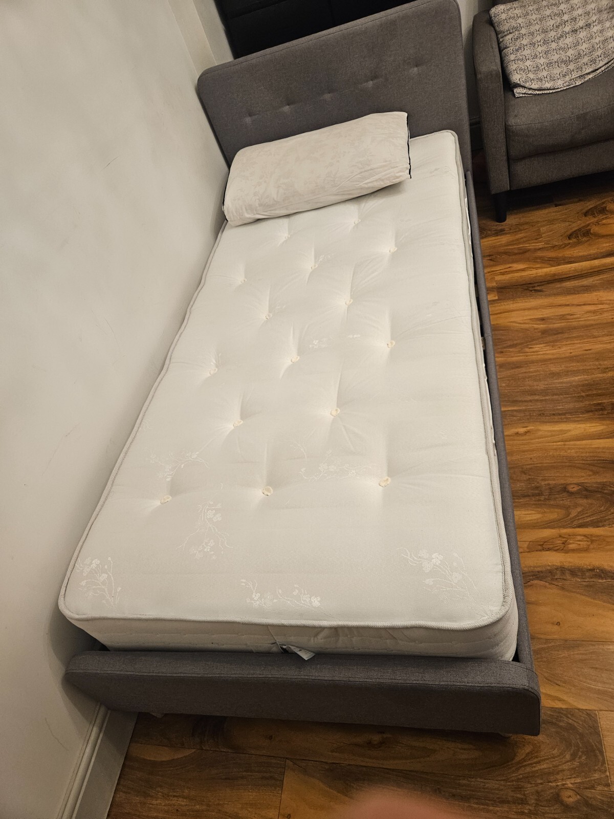 single divan bed with mattress and headboard eBay