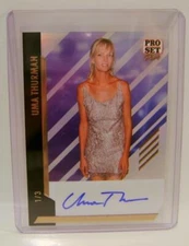 UMA THURMAN KILL BILL PULP FICTION #1 /3 AUTO LEAF PRO SET PURE 2024