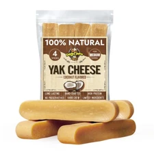 Coconut Yak Chews for Dogs – Natural Long Lasting & Healthy Dog Chew Treats