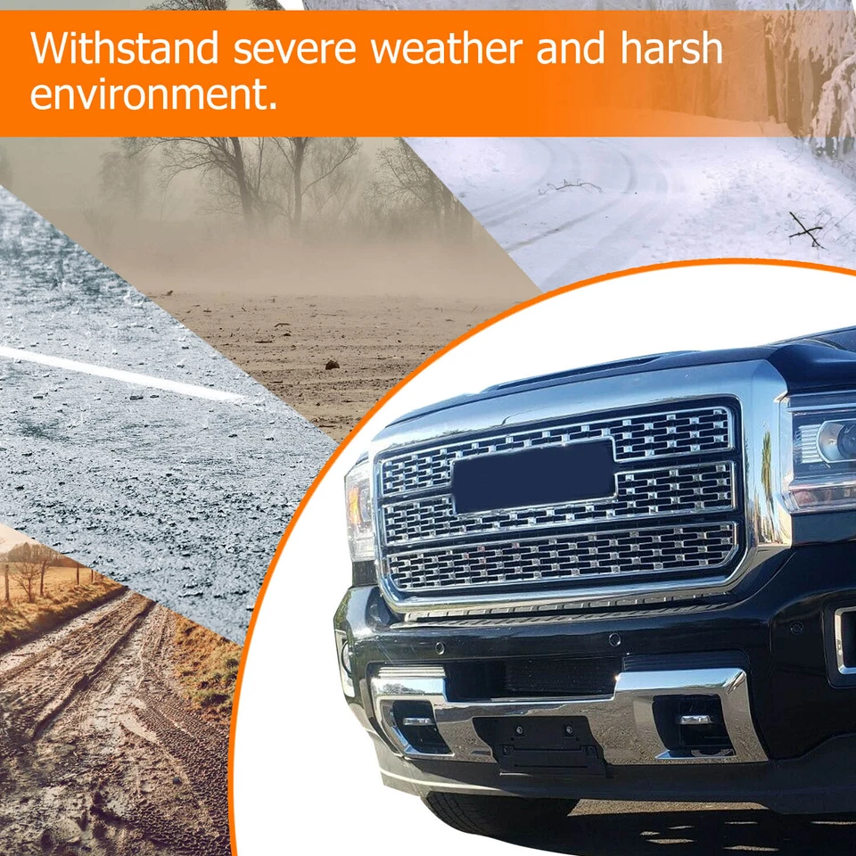 Parachoques delantero placa de deslizamiento barra frontal repuesto para 15-19 GMC 2500/3500HD 23178964 Foto 3 de 4