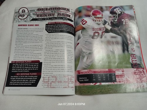 Lindy's - A Championship Season & The Battle For #1 - OU Special Collector's Ed. - Picture 3 of 4