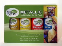 Metallic Multi-surface Acrylic Craft Paint Set Of 8 Great For Indoor/outdoor ... on sale Metallic Multi-surface Acrylic Craft Paint Set Of 8 Great For Indoor/outdoor ... on sale