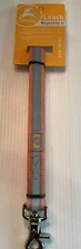 OllyDog DOG LEASH Nightlife II 70” Reflective LIGHT ORANGE Nylon & Steel NWT