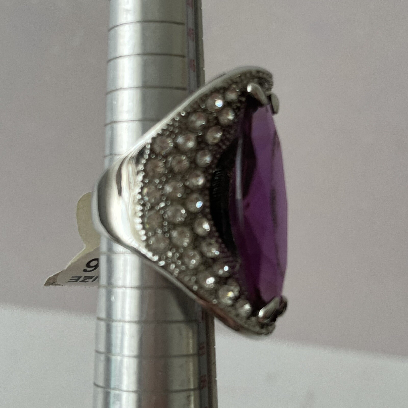 Statement Cocktail Ring Rhinestone Sparkling  Rin… - image 4