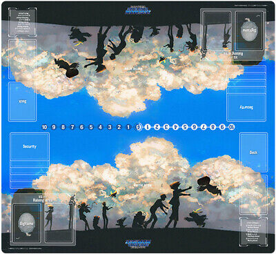 Digimon Playmat With Card Zones Dtcg Mat 2 Player Duel Custom Playmat Free Bag Ebay