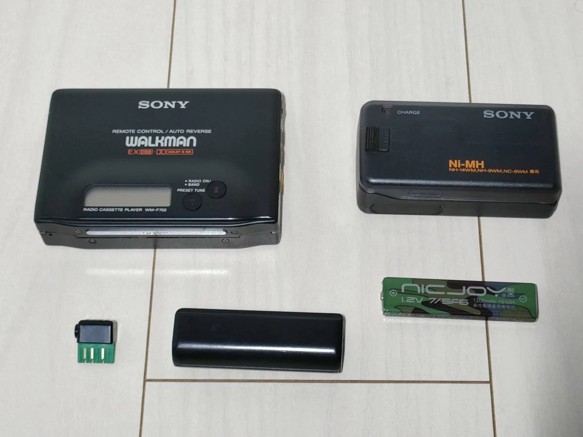 SONY Walkman radio cassette player WM-F702 maintenance completed