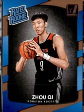 2017-18 Donruss #151 Zhou Qi Rated Rookie Houston Rockets RC