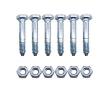 Ariens ST 2+2 Snow Blower Thrower Shear Bolt Pin Locknut 6 Sets 53200500