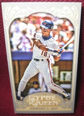 2012 TOPPS GYPSY QUEEN MINI STRAIGHT CUT BACK #342 DARRYL STRAWBERRY NM-MT+