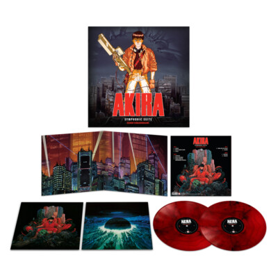 AKIRA - SYMPHONIC SUITE SOUNDTRACK, Ltd 180G 2LP RED+BLACK AKIRA - SYMPHONIC SUITE SOUNDTRACK, Ltd 180G 2LP RED+BLACK