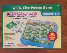 Lily Pad Leap Whole Class Partner Game Grades 1-2 by Lakeshore