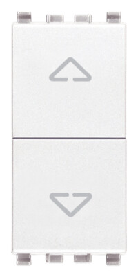 Vimar Interlocked Two-Button NO+NO 10A White 20062.B